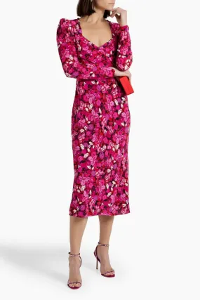Rebecca Vallance Bramble Midi Designer Dress Hire
