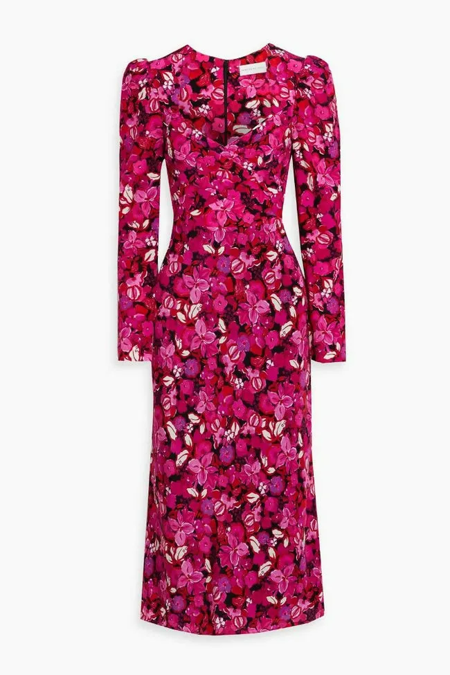 Rebecca Vallance Bramble Midi Designer Dress Hire