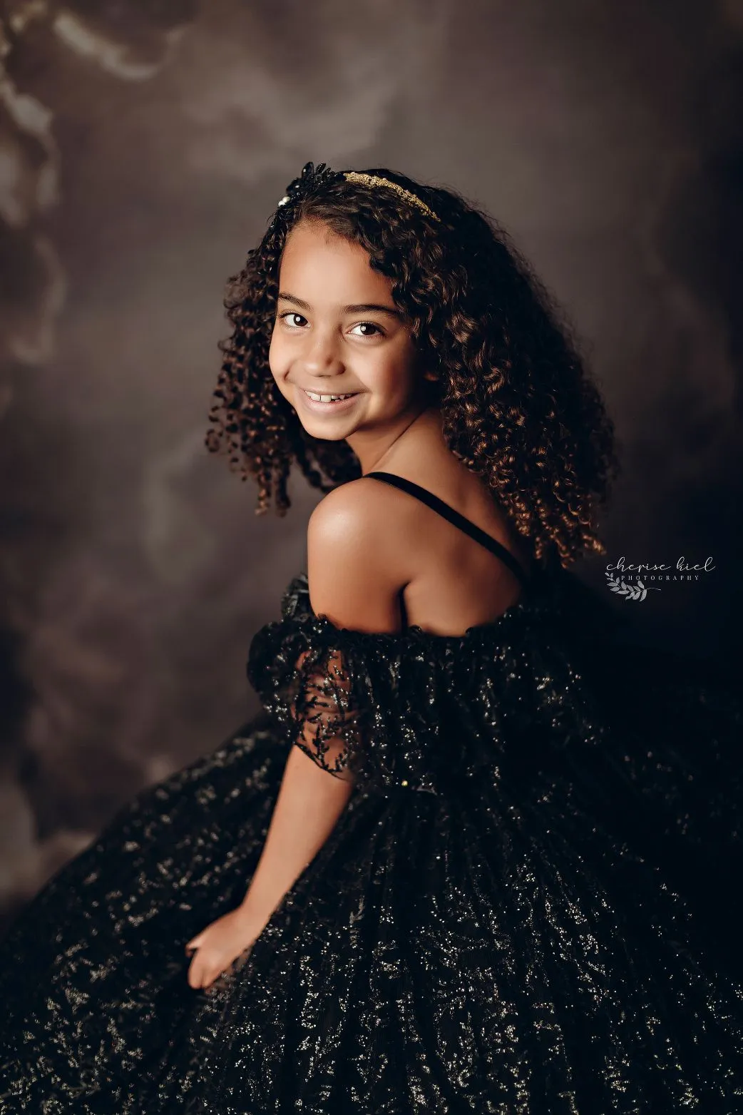 Retired euc  "Midnight  Asher" -  Floor Length Dress ( 6 Year - Petite 10 Year)