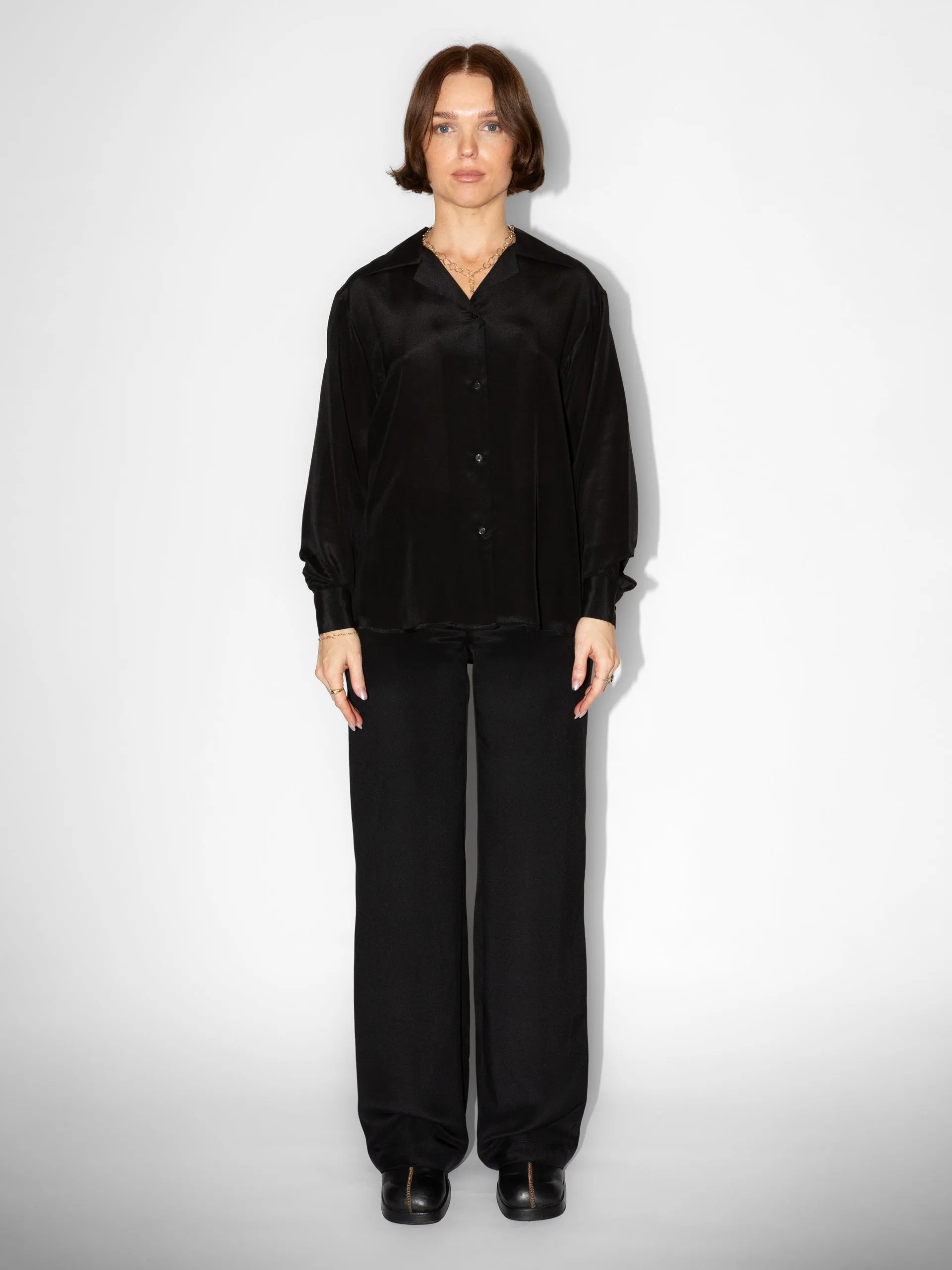 SAINT Classic Silk Shirt Back