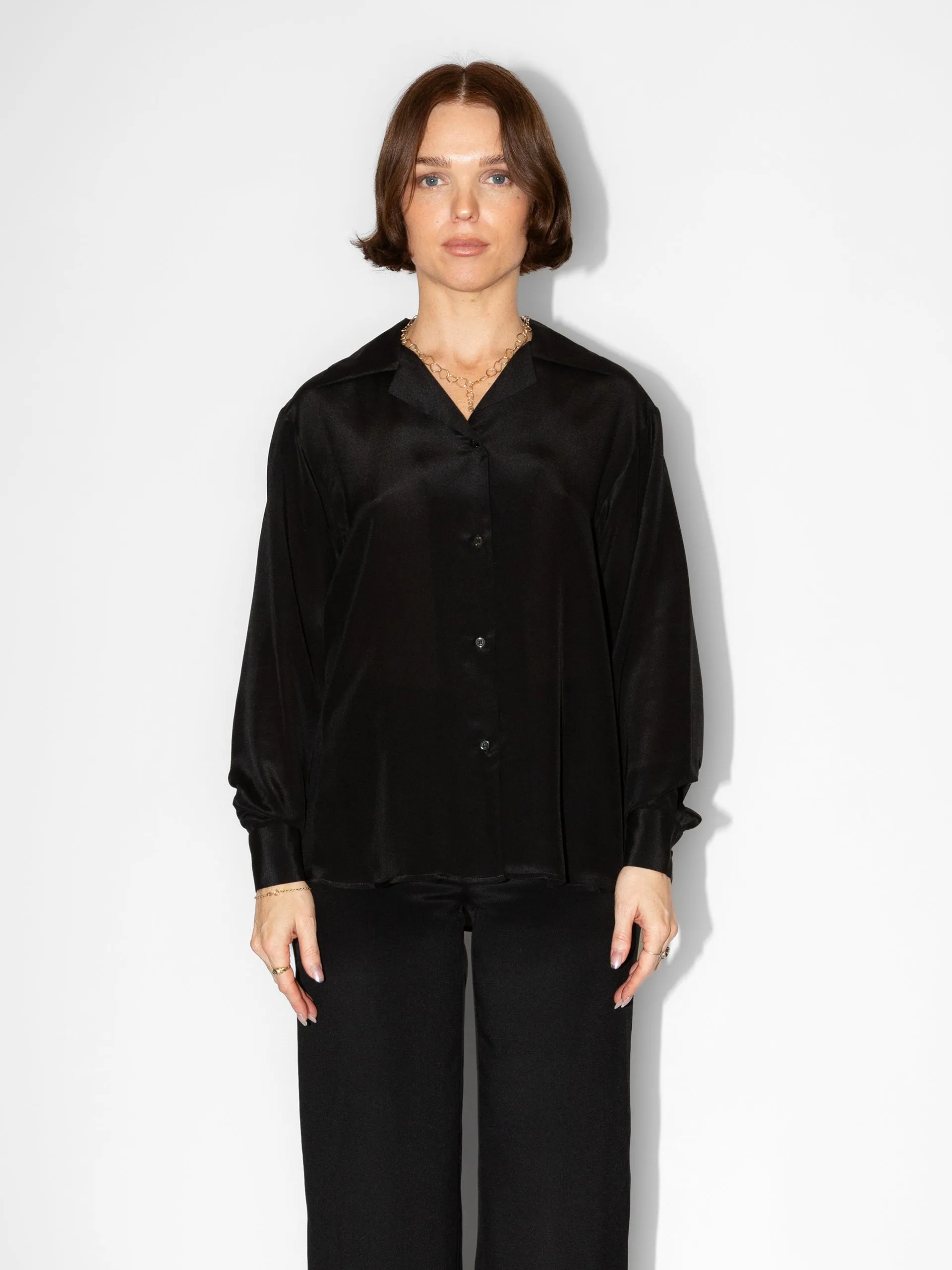 SAINT Classic Silk Shirt Back