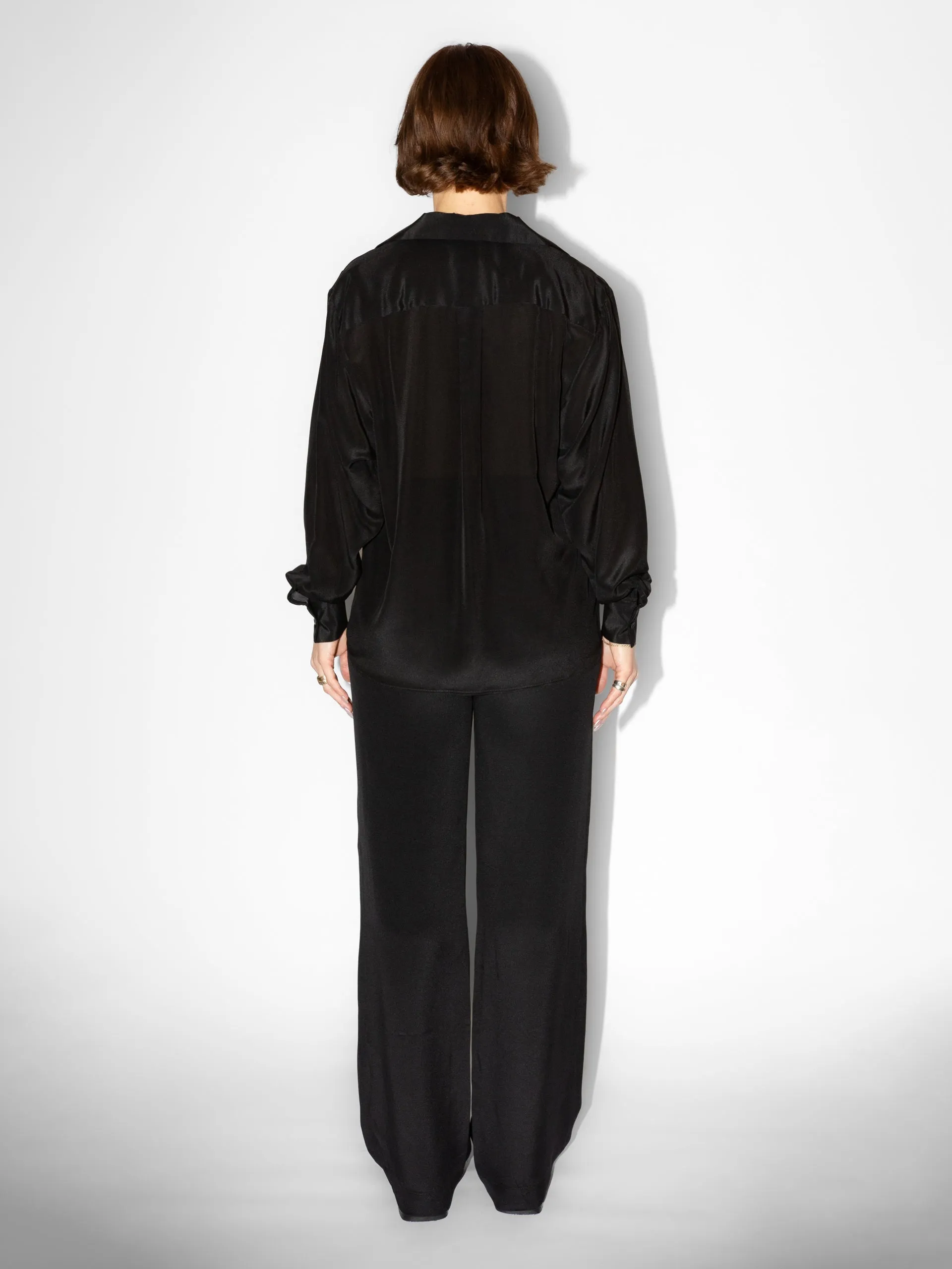 SAINT Classic Silk Shirt Back
