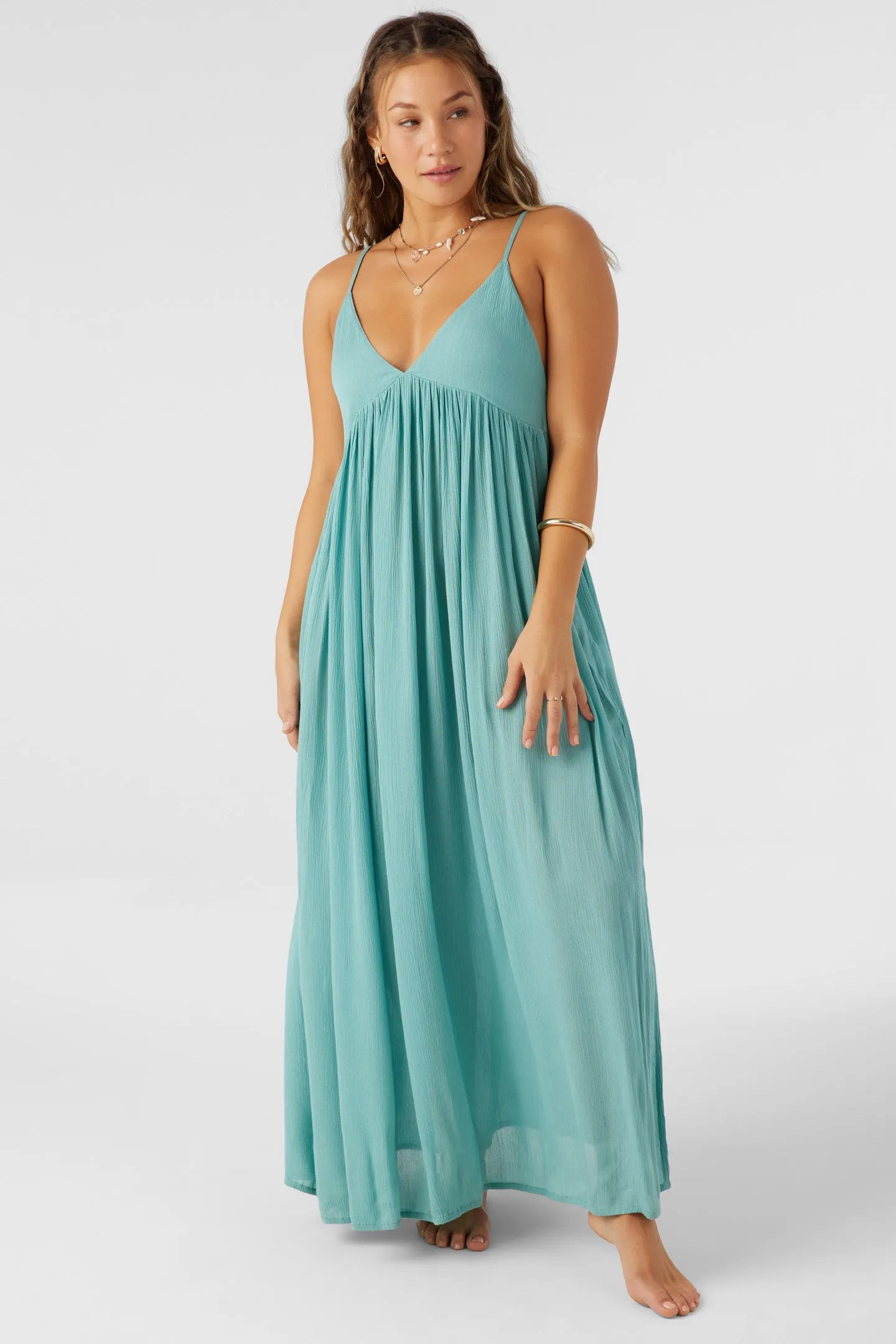 Saltwater Solids Mel Canton Maxi Dress