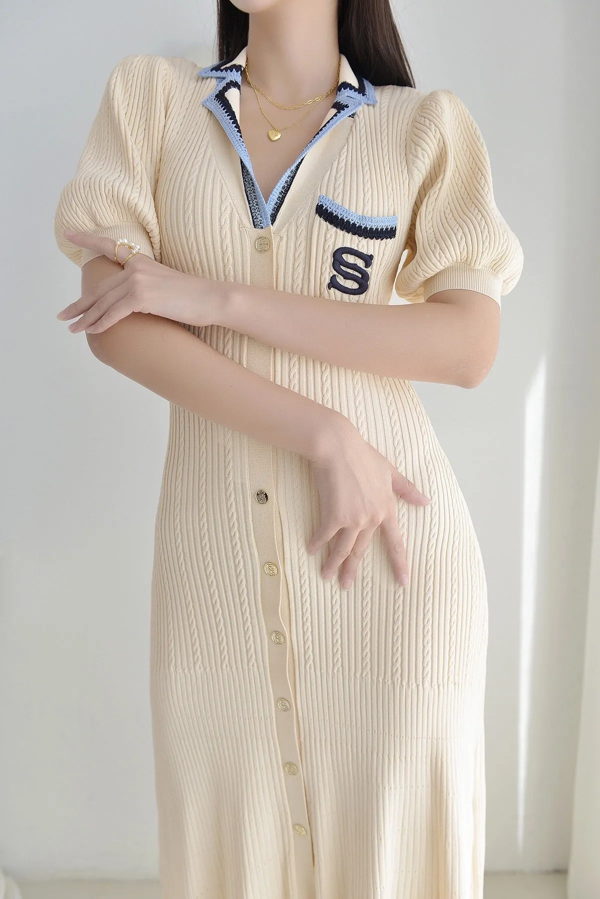 SANDROKnit MIDI dress