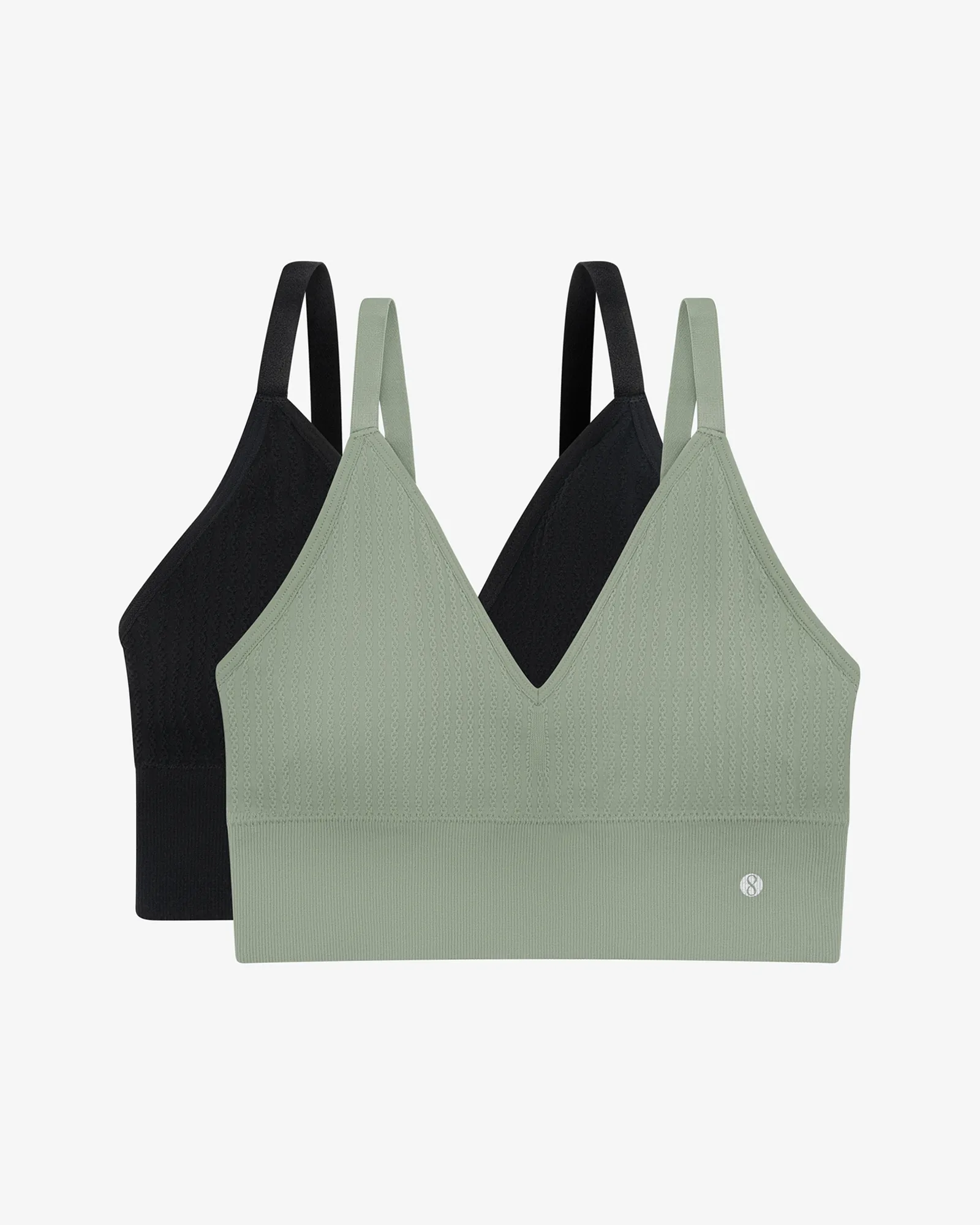 Seamless Chain Link Bra 2-Pack