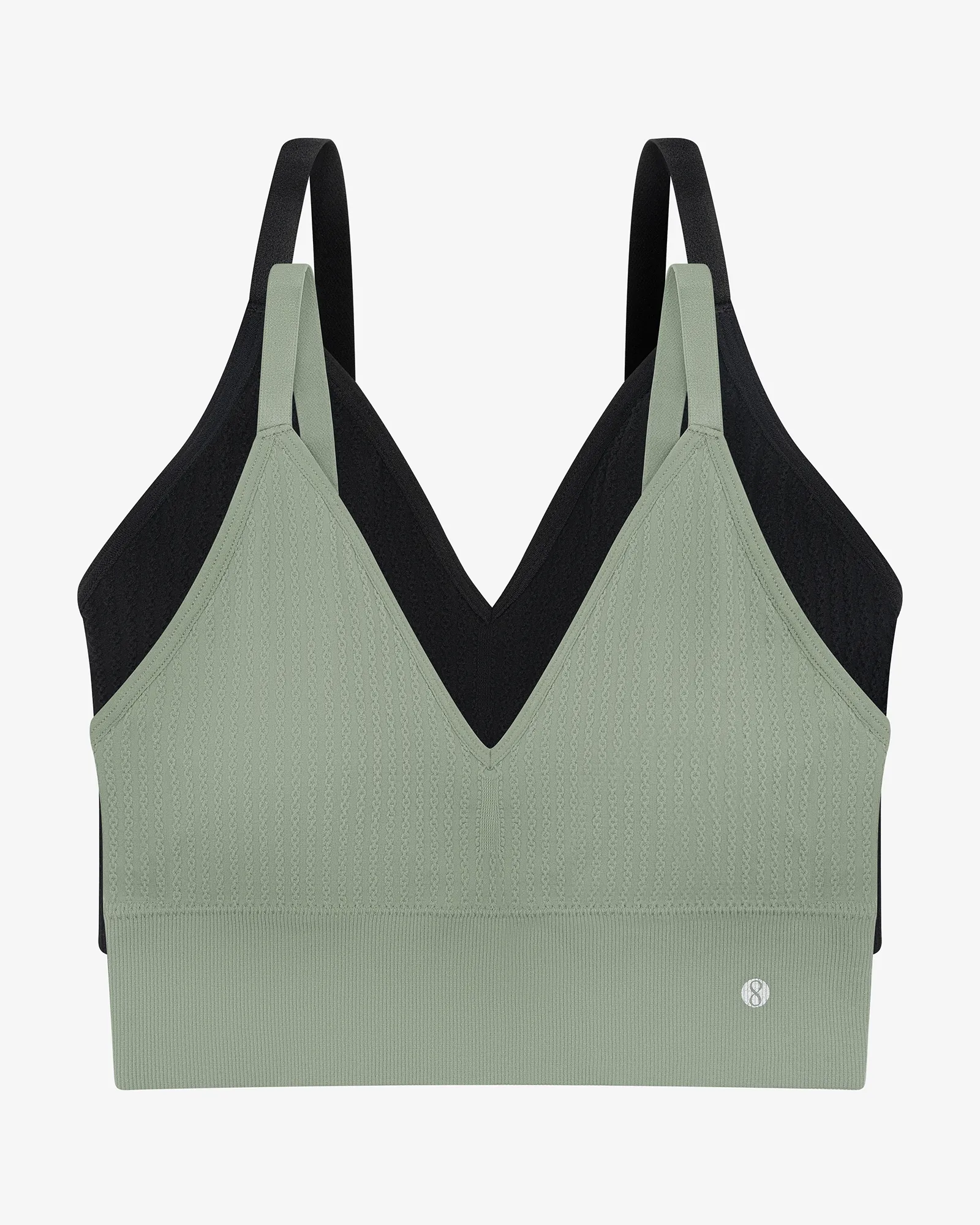 Seamless Chain Link Bra 2-Pack