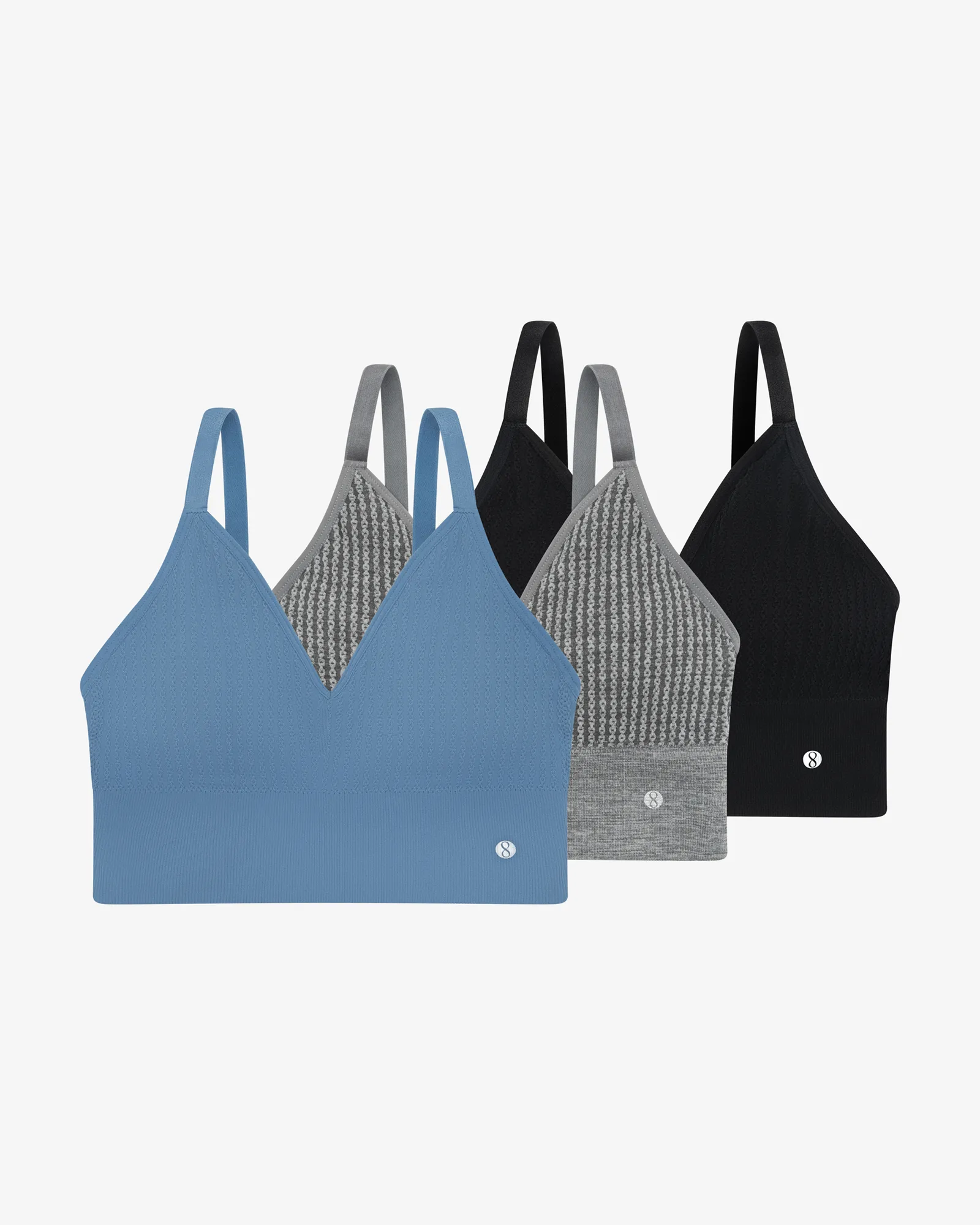 Seamless Chain Link Bra 2-Pack