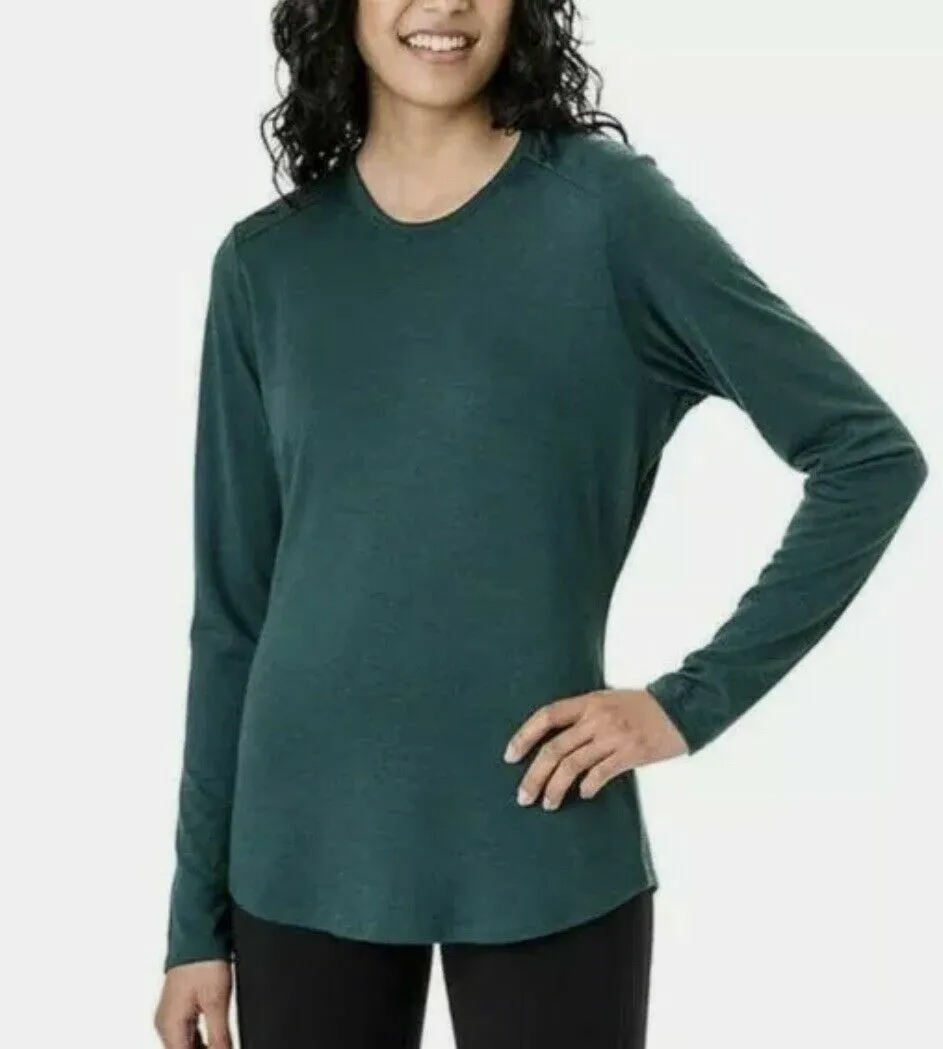 Segments Womens Merino Wool Long Sleeve Top Tee Base Layer Shirt