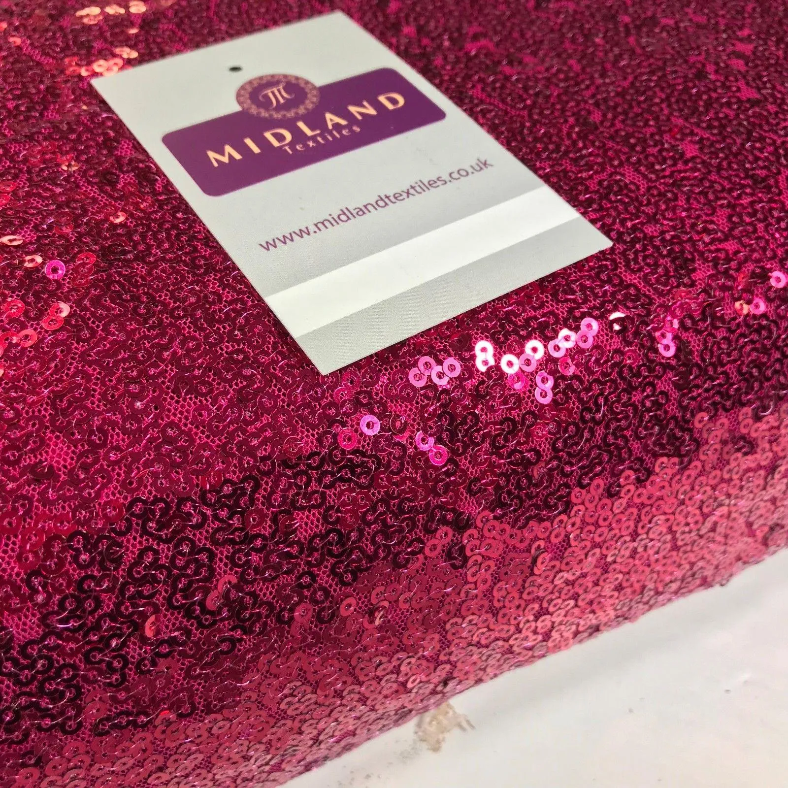 Sensational 3mm Sewn On allover Sequins On Net Fabric 48" Wide Dress Fabric M79 Mtex