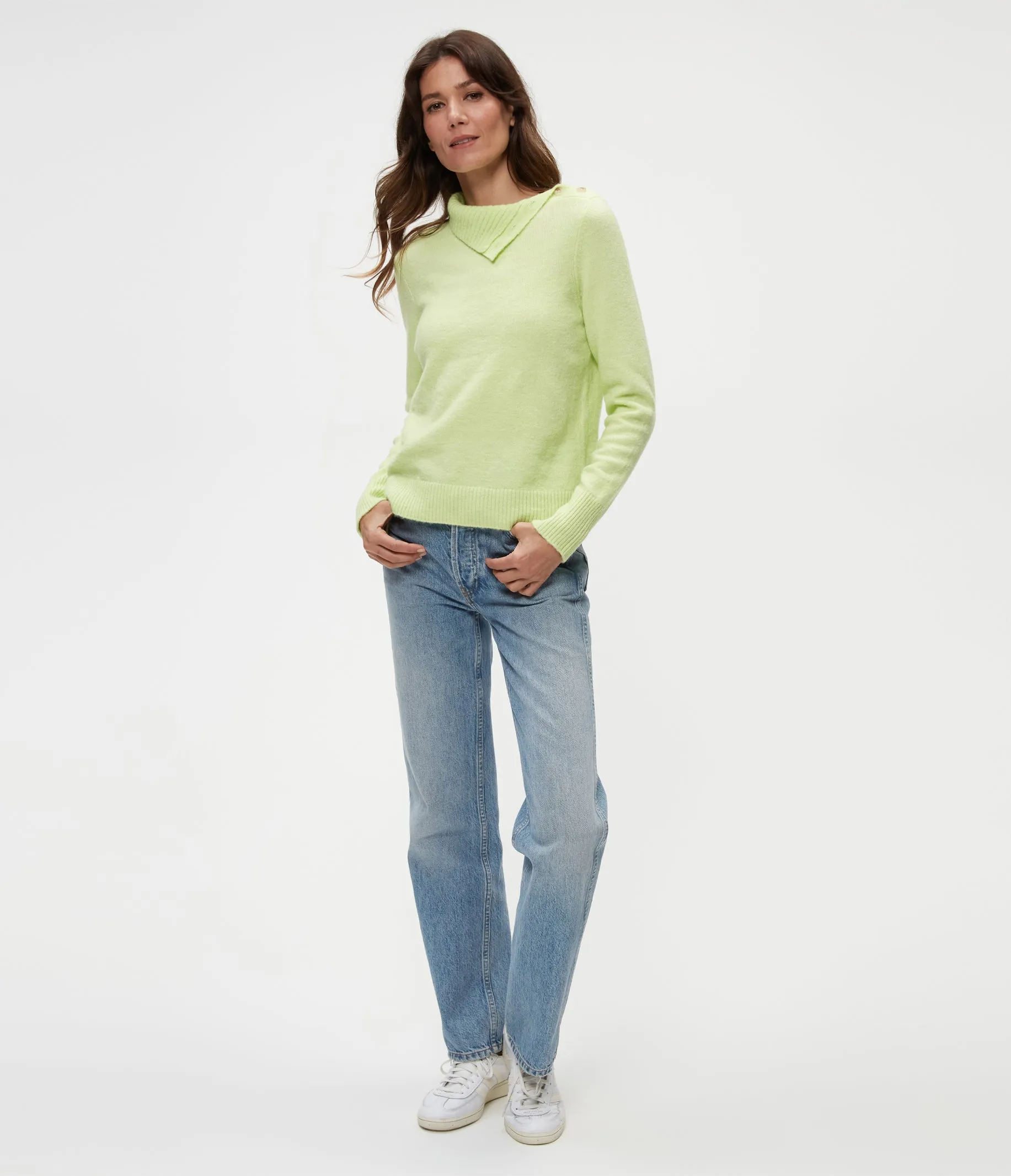 Sienna Turtleneck Sweater - Dewdrop