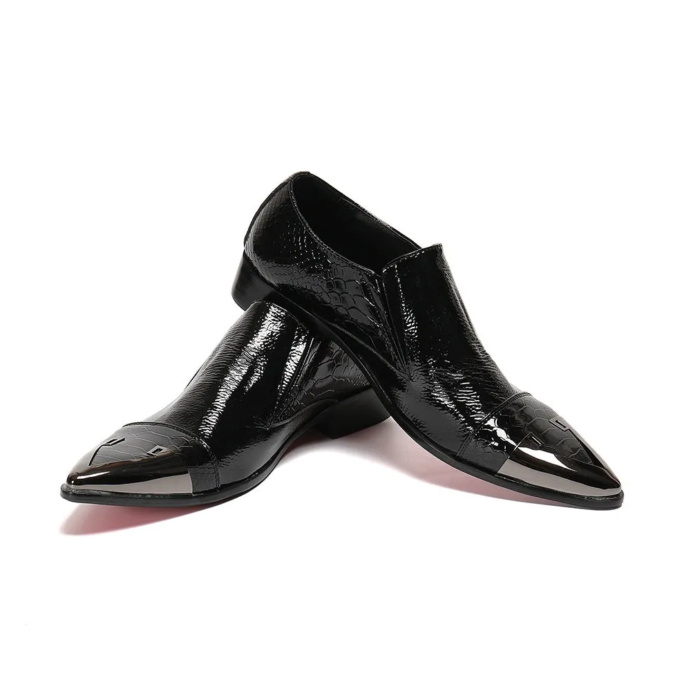 Snake Skin Oxfords for Men