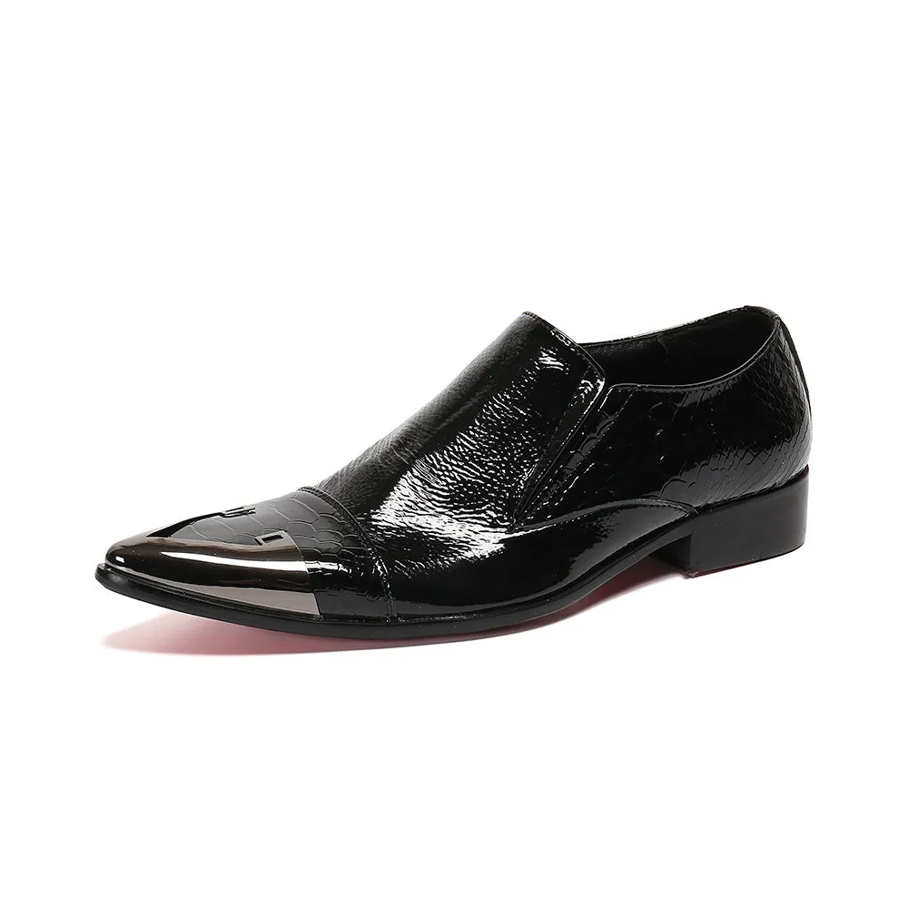 Snake Skin Oxfords for Men