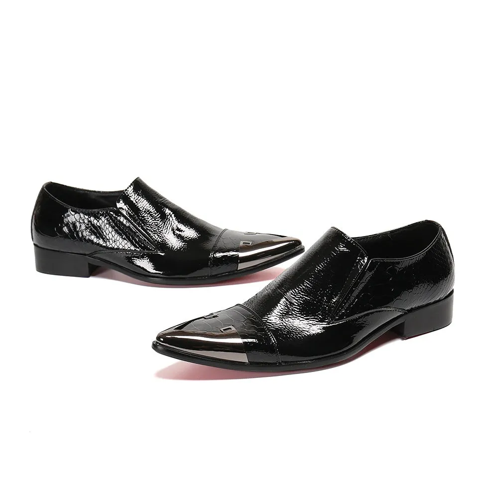 Snake Skin Oxfords for Men