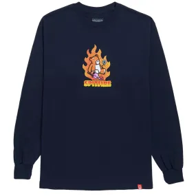 Spitfire Lil Beatdowns Long Sleeve T-Shirt - Navy