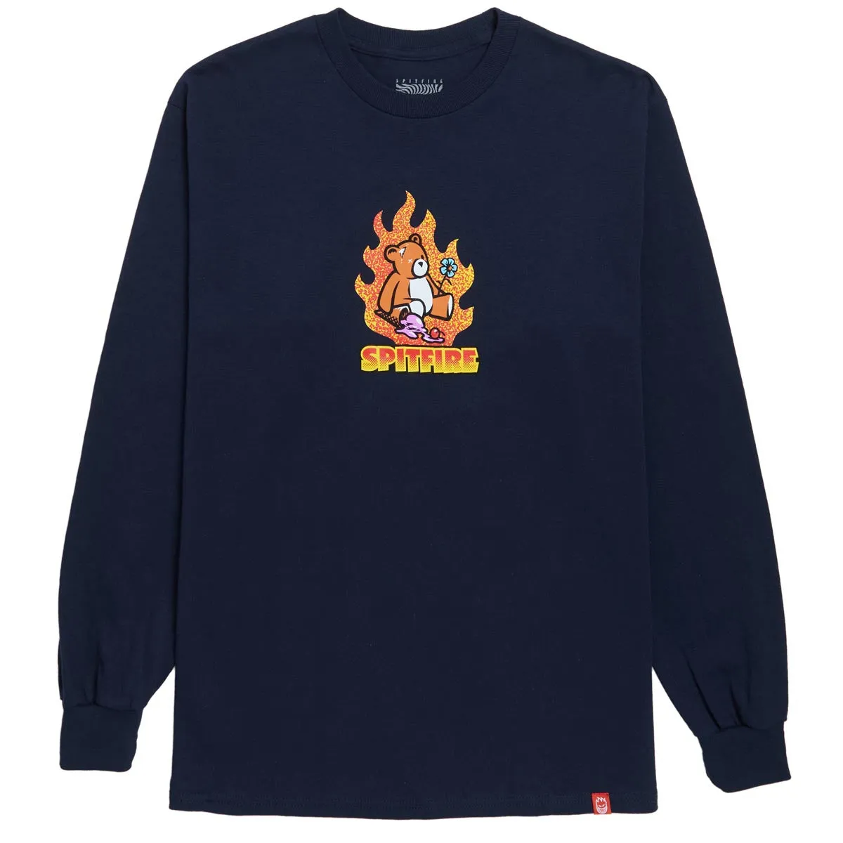 Spitfire Lil Beatdowns Long Sleeve T-Shirt - Navy
