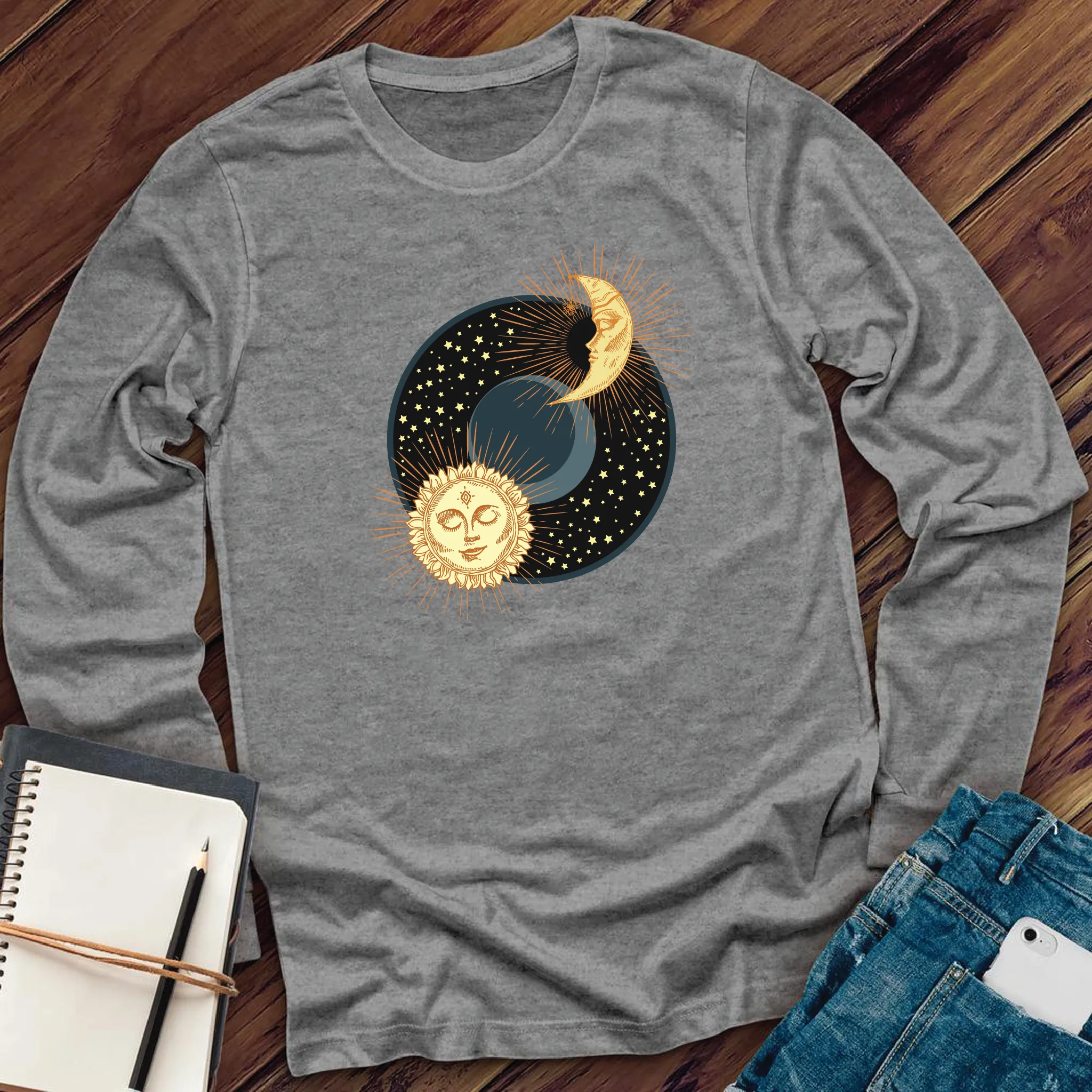 Sun Stars and Moon Long Sleeve