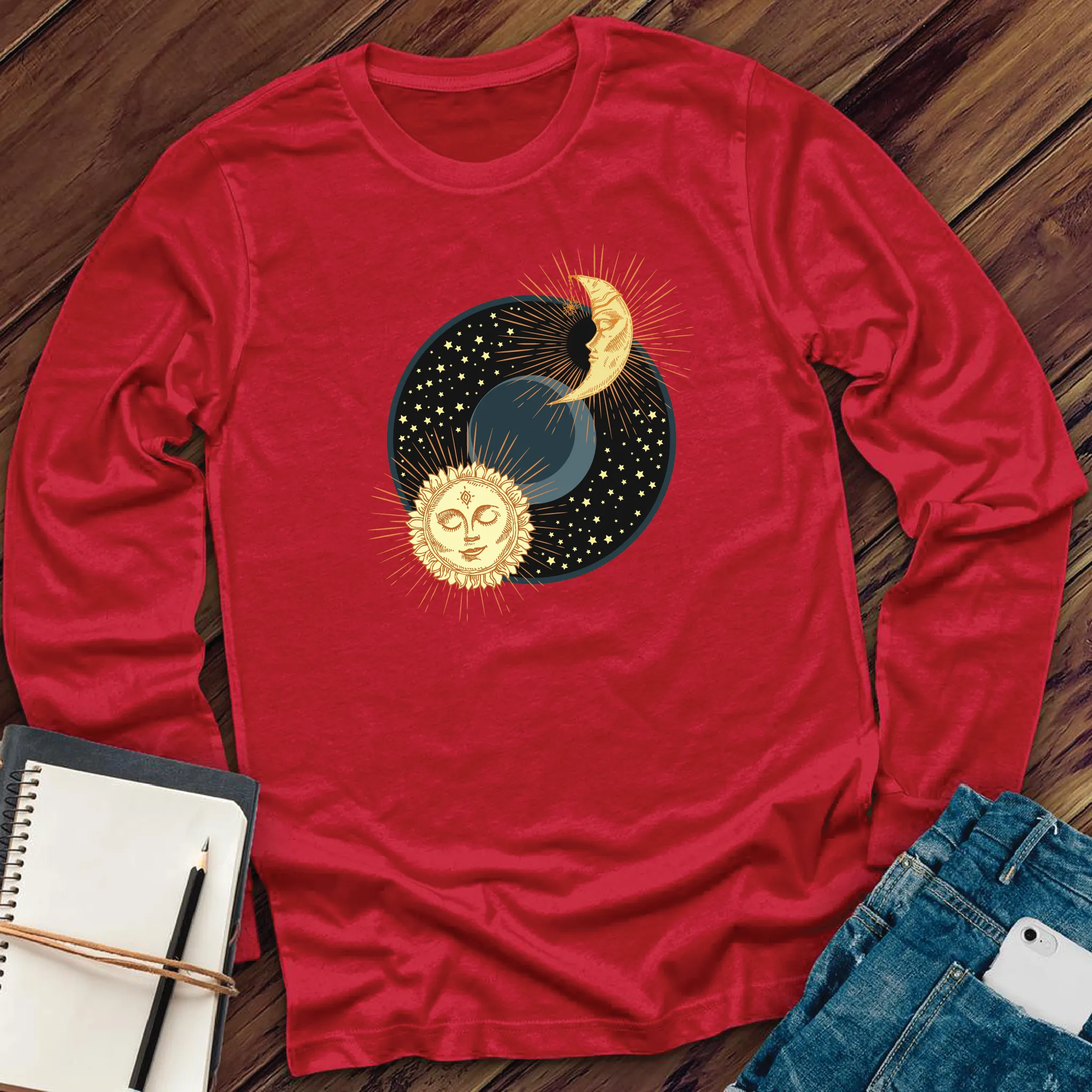 Sun Stars and Moon Long Sleeve