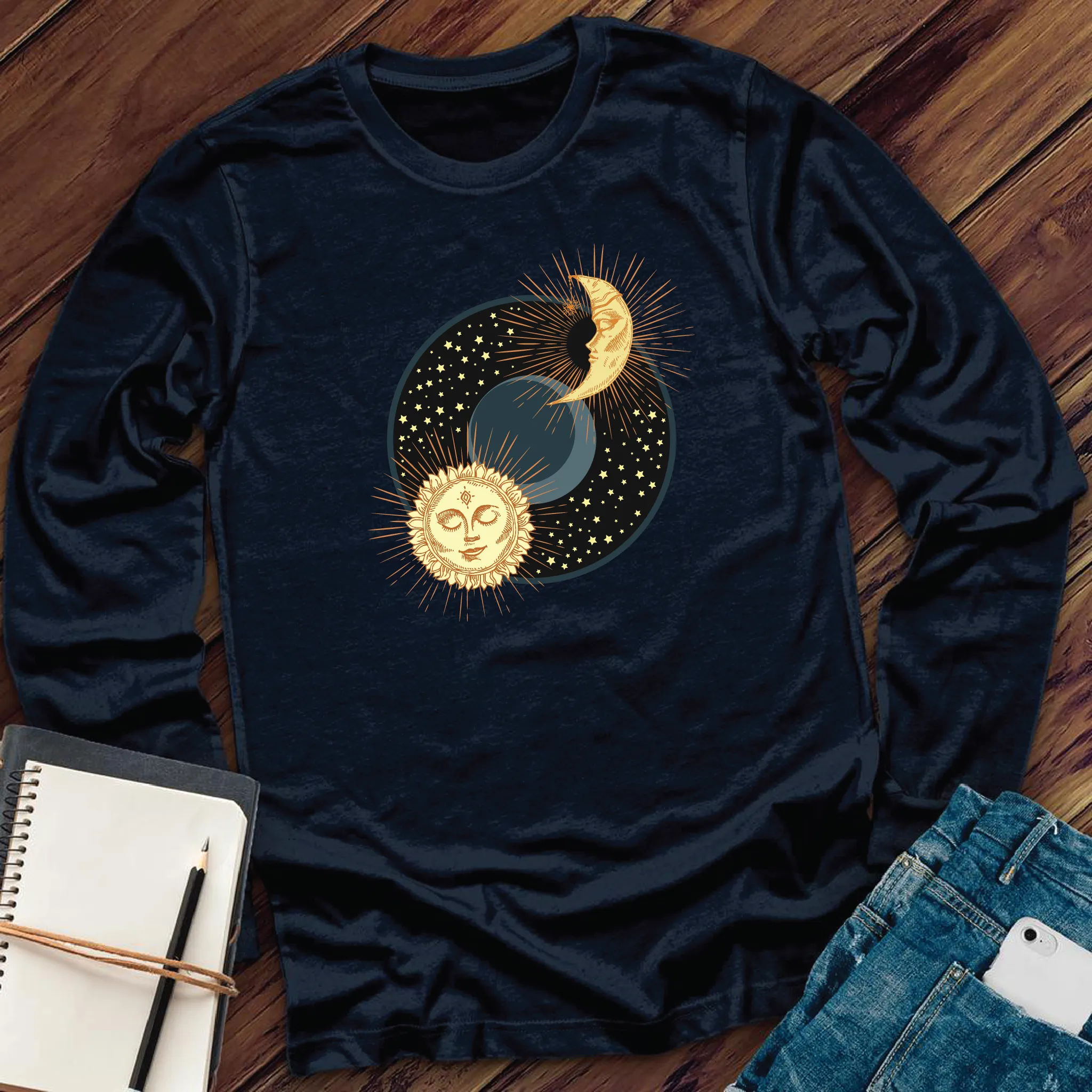 Sun Stars and Moon Long Sleeve