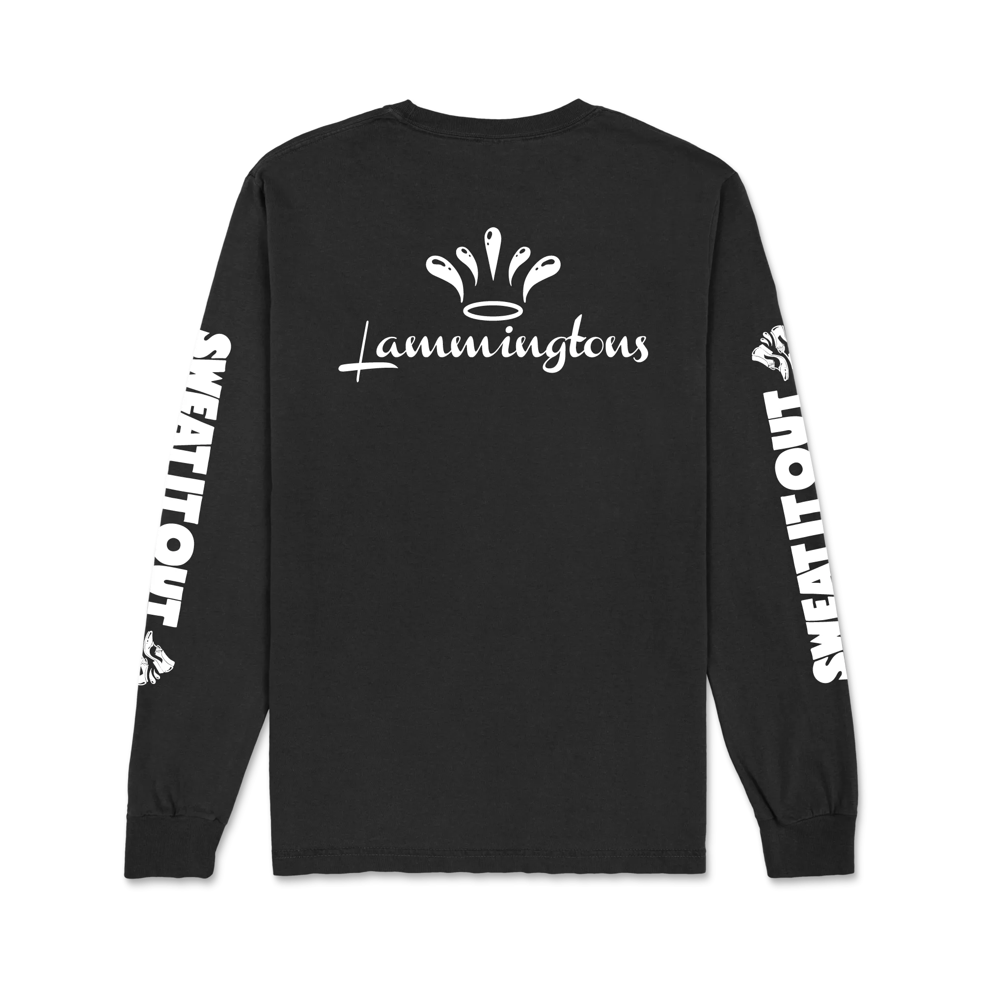 Sweat It Out / Ajax x Lammingtons / Black Long Sleeve