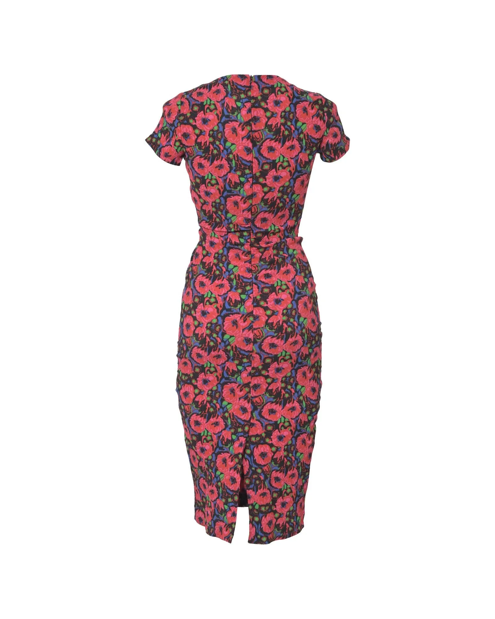 Sweetheart Dress in Floral Print Polyester