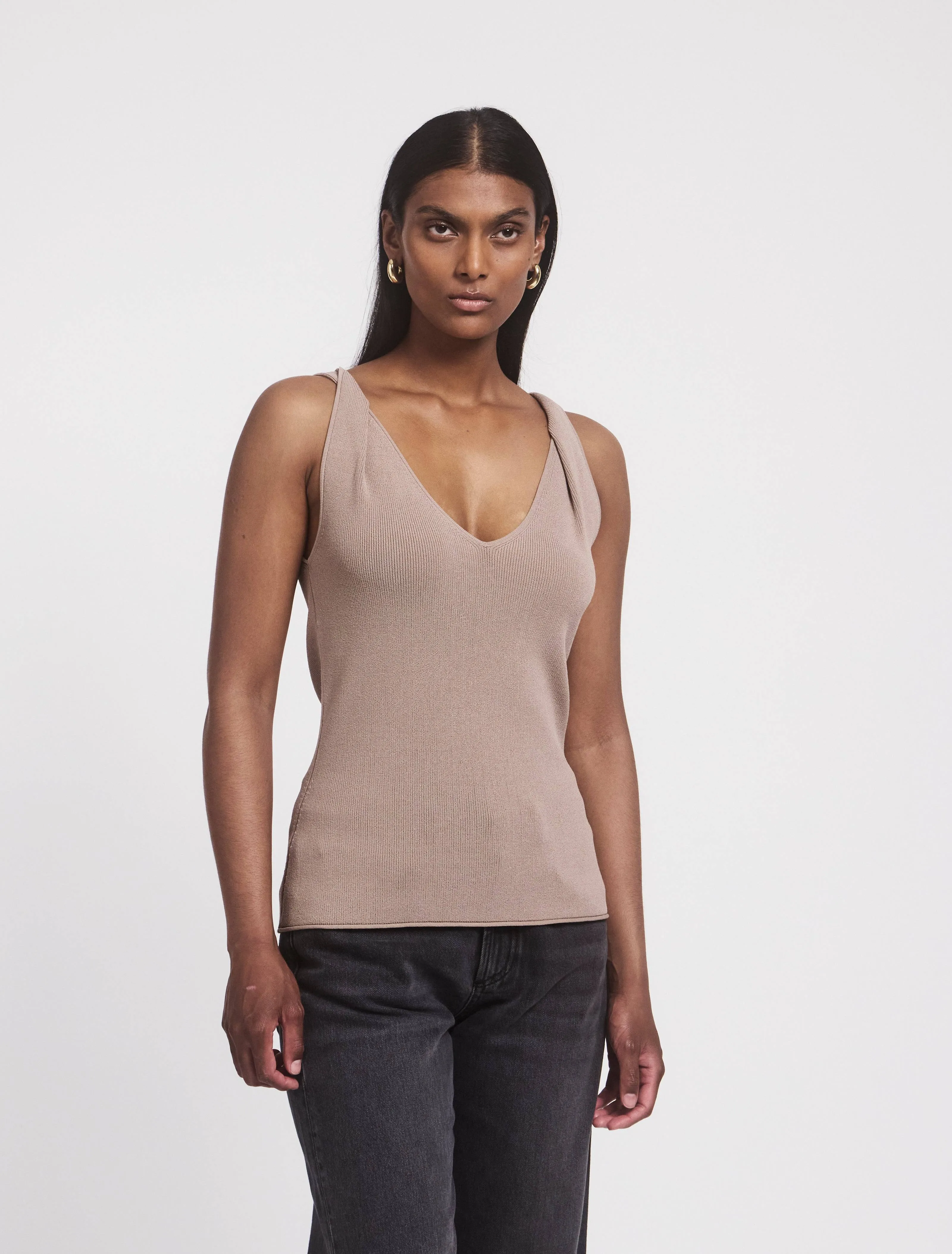 Syro Top In Taupe