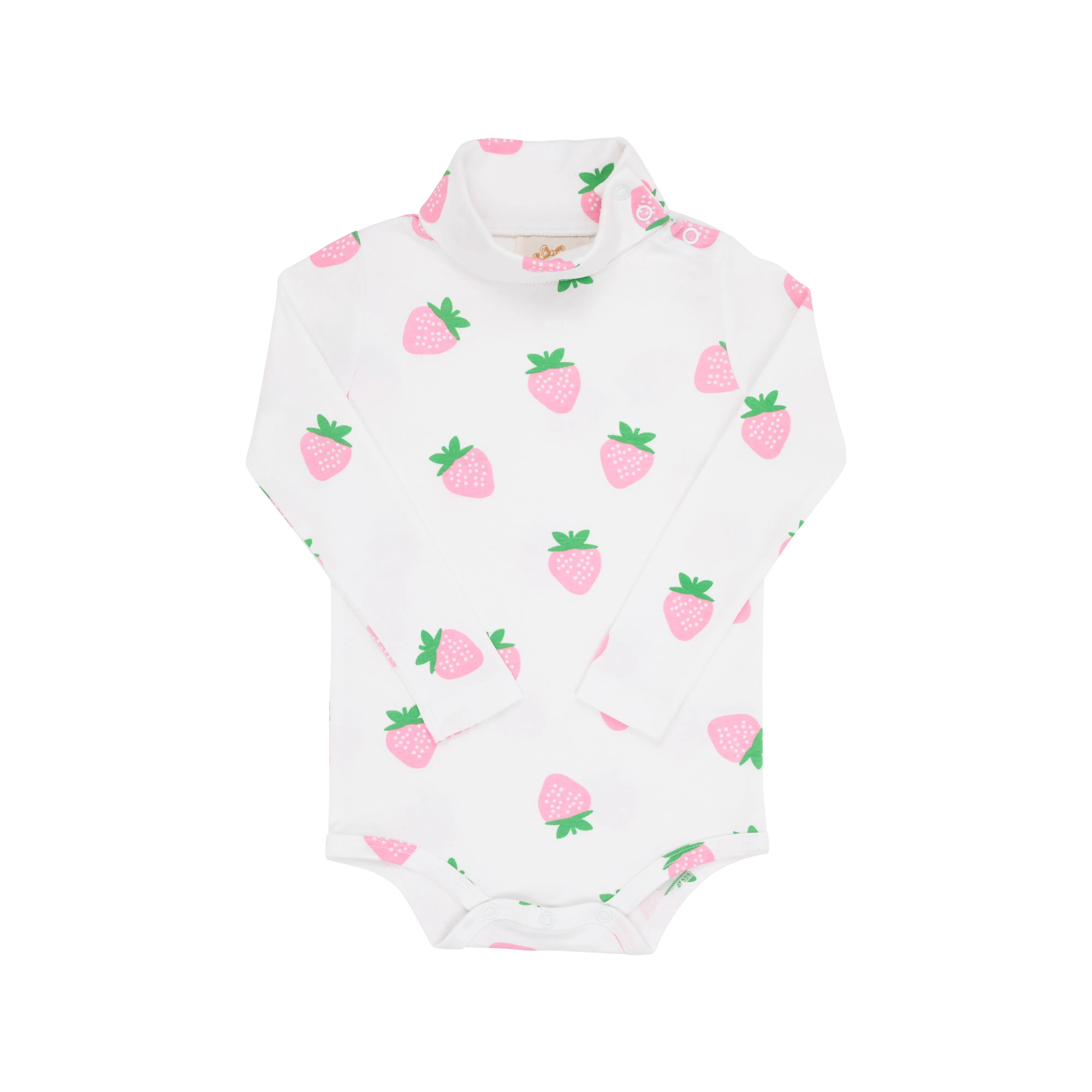 Tatum's Turtleneck & Onesie - Sanibel Strawberry