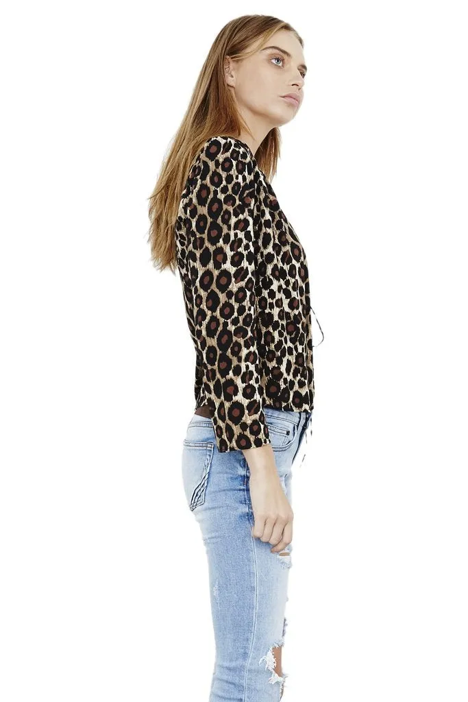 The People Vs WOMENS MARCELLO TIE TOP JAGUAR