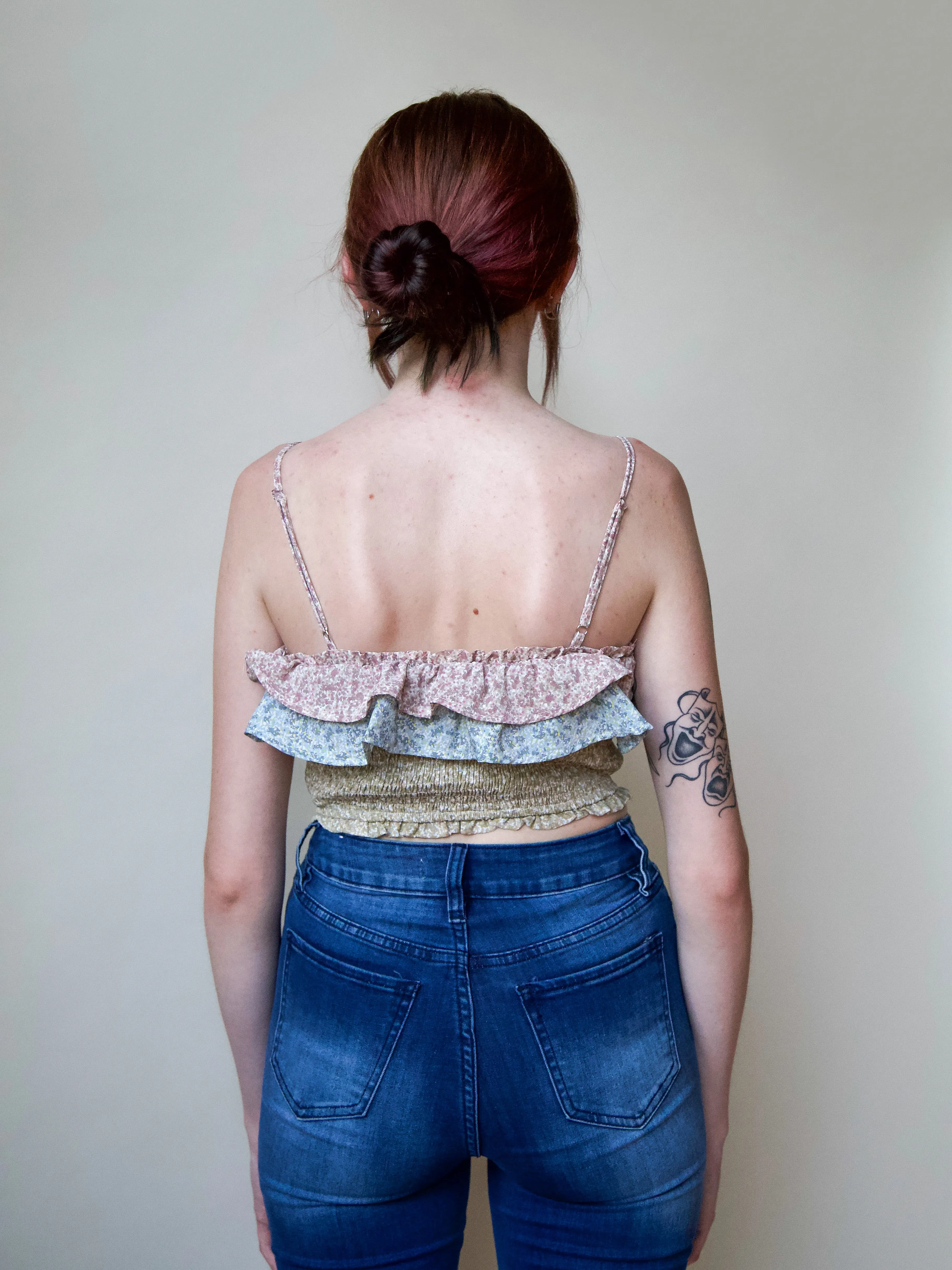 Tiered Ruffled Crop Top