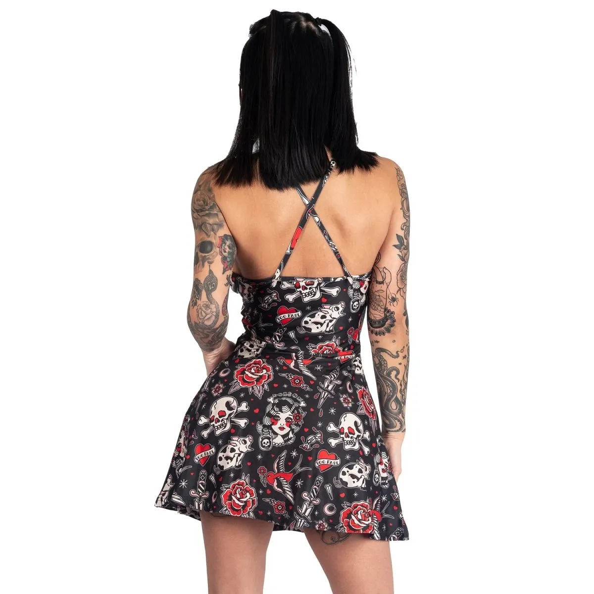 Traditional Tattoo Skater Dress