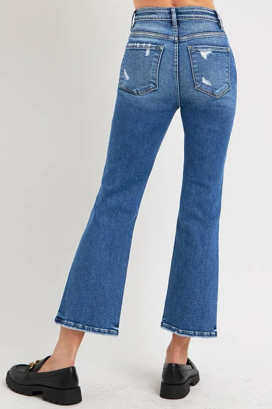 Tummy Control High Rise Crop Bootcut