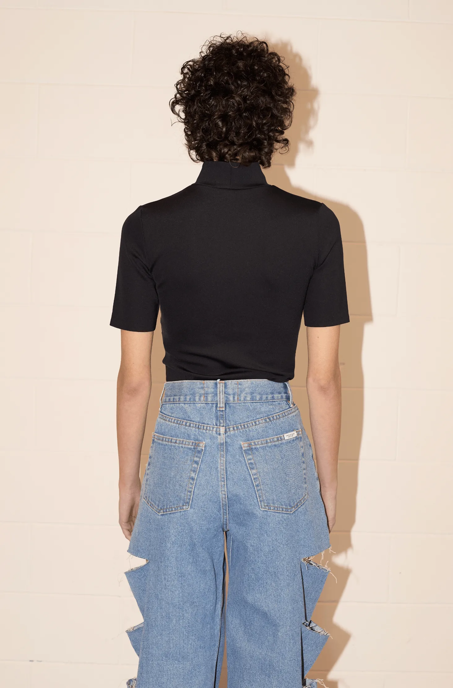 Turtleneck T-shirt