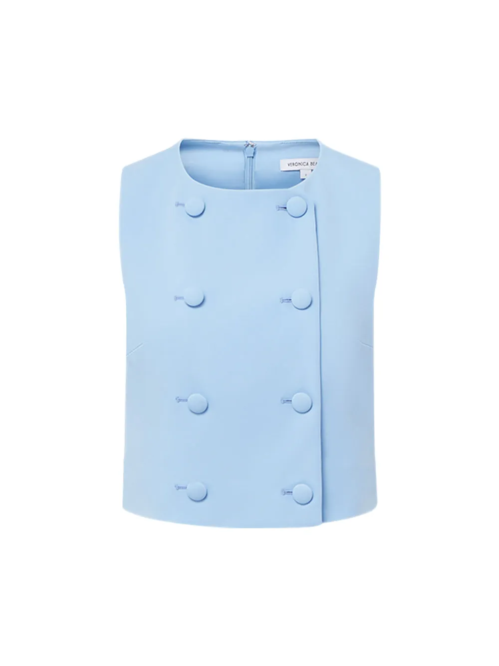 Veronica Beard Drexley Top in Blue Sky