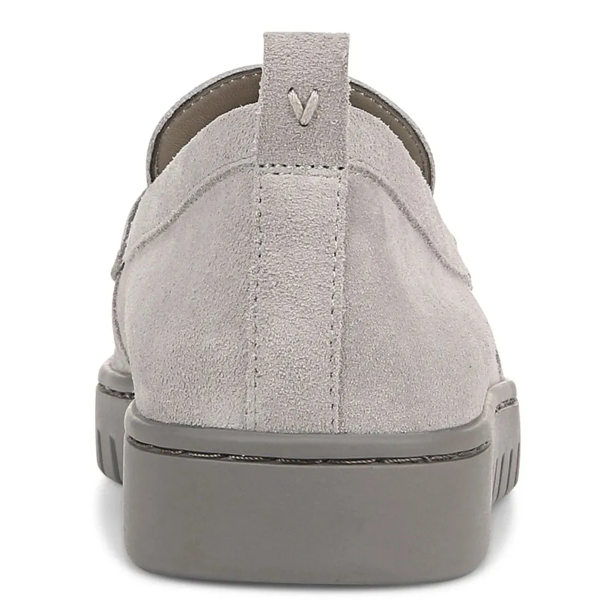 Vionic Uptown Loafer Light Grey Suede Women's