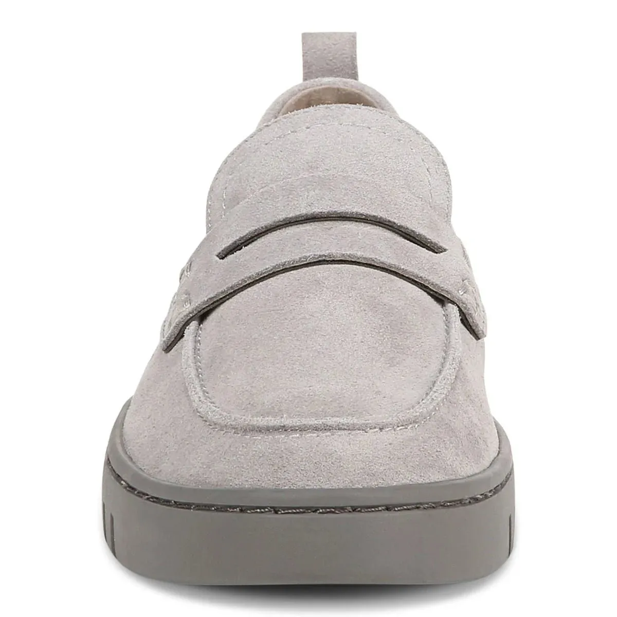 Vionic Uptown Loafer Light Grey Suede Women's