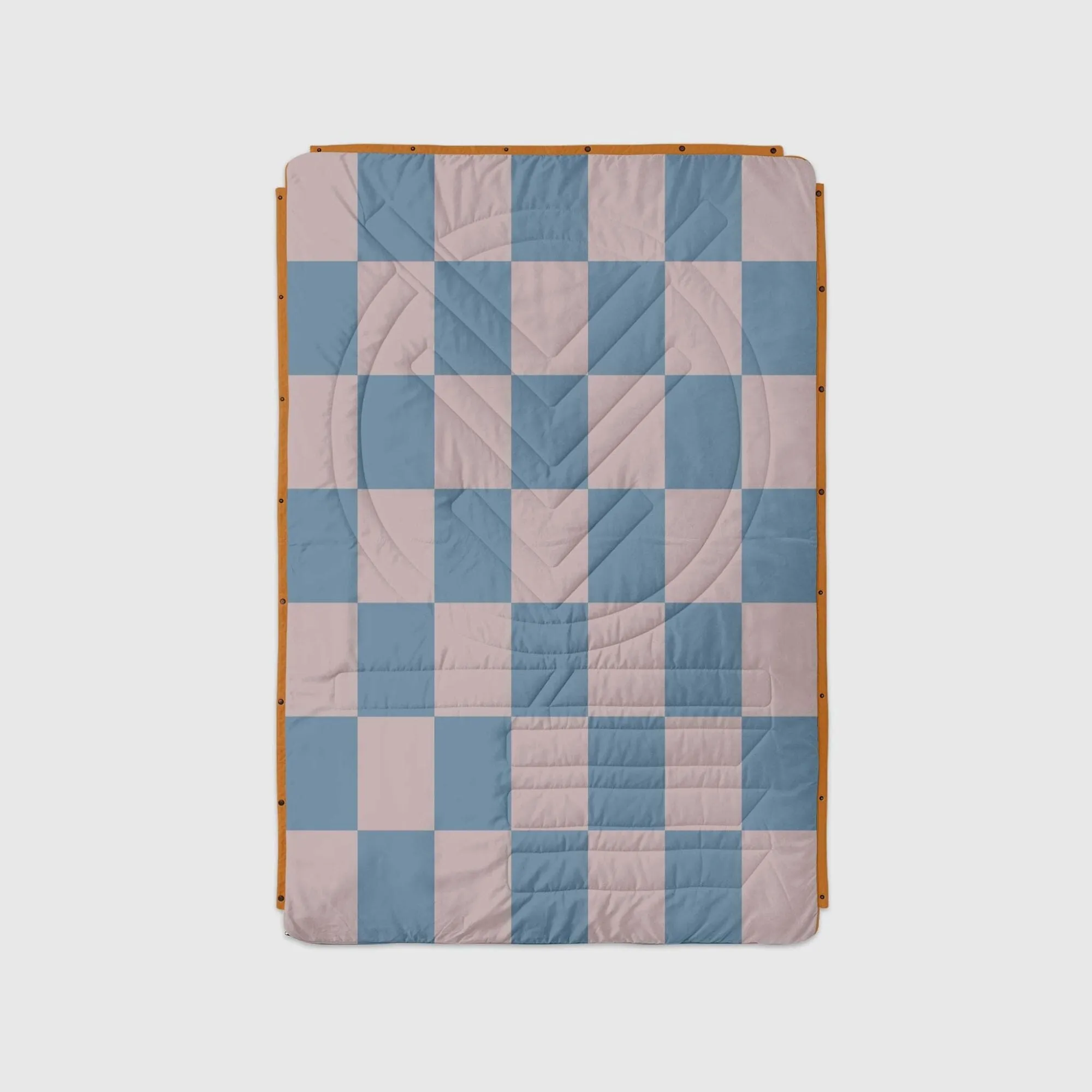 VOITED Recycled Ripstop Outdoor Camping Blanket - Blue Dancer/Sundial