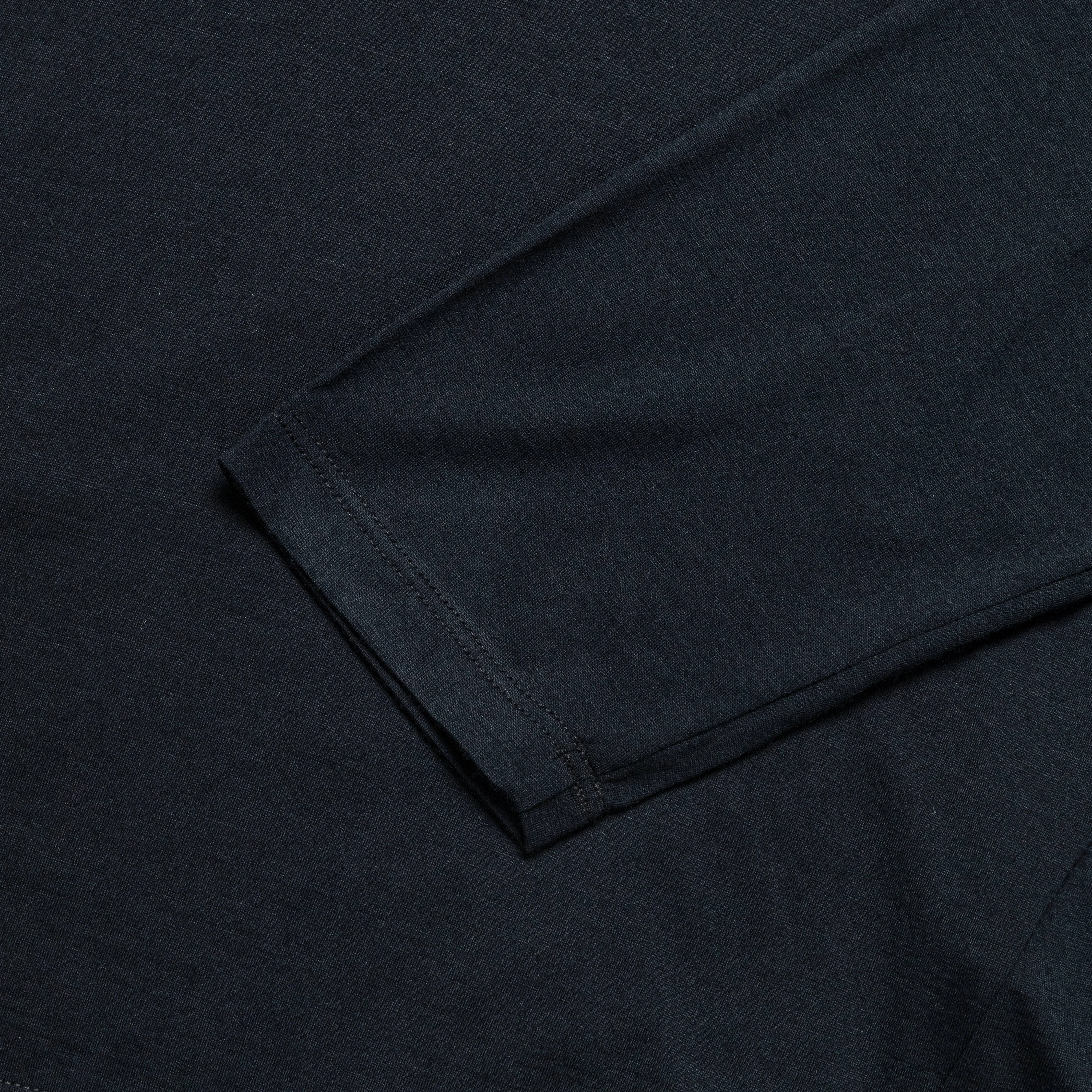 Womens Frame LS Crew - Black
