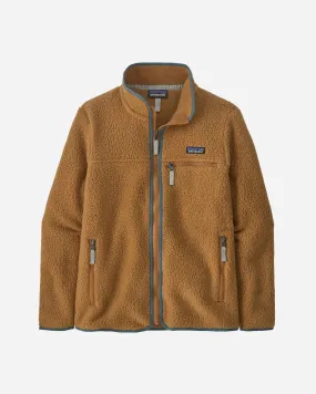 W's Retro Pile Jacket - Nest Brown w/Nouveau Green